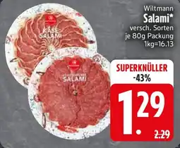 E-Center Wiltmann Salami Angebot