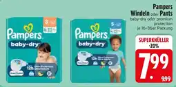 E-Center Pampers Windeln oder Pants Angebot