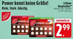 E-Center Lithium- Knopfzellen Angebot