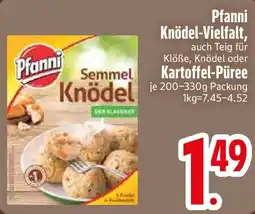 E-Center Pfanni Knödel-Vielfalt oder Kartoffel-Püree Angebot
