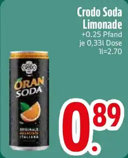 E-Center Crodo Soda Limonade Angebot