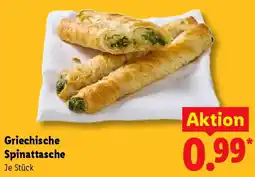 Lidl Griechische Spinattasche Angebot