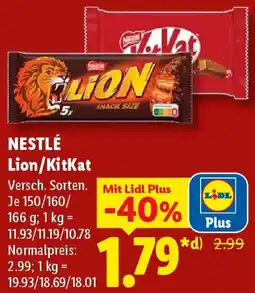 Lidl NESTLÉ Lion/KitKat Angebot