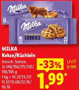 Lidl MILKA Kekse/Küchlein Angebot