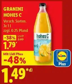 Lidl Granini hohes c Angebot