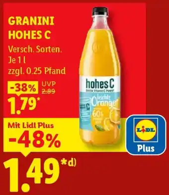 Granini hohes c
