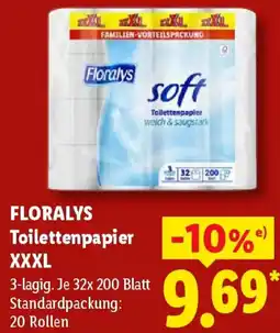 Lidl FLORALYS Toilettenpapier XXXL Angebot