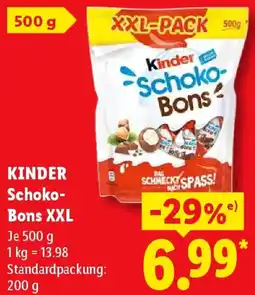 Lidl KINDER Schoko Bons XXL Angebot