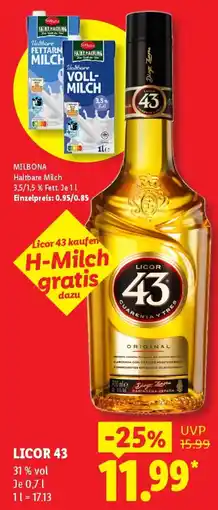 Lidl Licor 43 Angebot