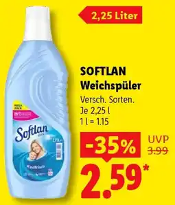 Lidl SOFTLAN Weichspüler Angebot