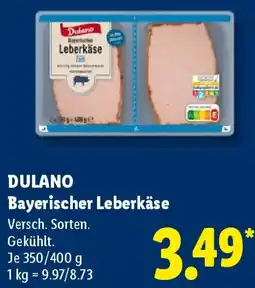 Lidl DULANO Bayerischer Leberkäse Angebot