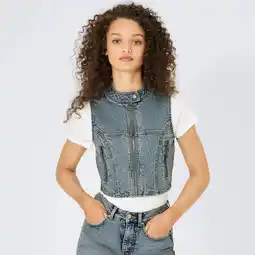 NKD Damen-Jeans-Weste mit Reißverschluss Angebot