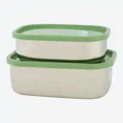 NKD Lunchbox-Set aus Edelstahl, 2er-Set Angebot
