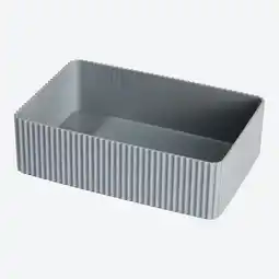 NKD Aufbewahrungsbox mit Rillen, ca. 20x14x6 cm Angebot