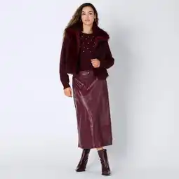 NKD Damen-Rock aus Kunstleder mit Gürtel Angebot
