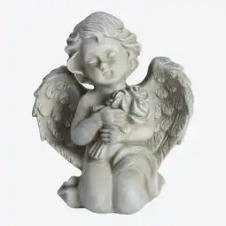 NKD Grabschmuck-Engelfigur aus Polyresin, ca. 18x13x7,5 cm Angebot