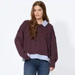 NKD Damen-Pullover mit Blusenkragen Angebot