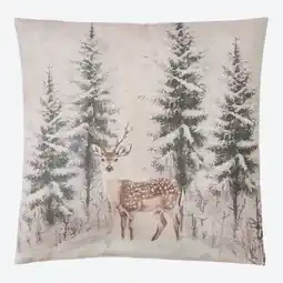 NKD Kissenhülle mit Reh-Motiv, ca. 40x40 cm Angebot