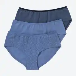 NKD Damen-Panty mit hohem Baumwollanteil, 3er-Pack Angebot