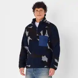 NKD Herren-Teddyfleece-Pullover mit Stehkragen und Reißverschluss Angebot