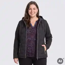 NKD Damen-Jacke mit Kapuze und Reißverschlusstaschen, große Größen Angebot