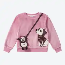 NKD Kinder-Mädchen-Coralfleece-Pullover mit Umhängetasche Angebot