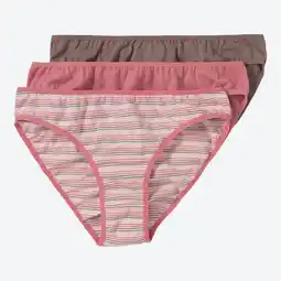 NKD Damen-Minislip mit hohem Baumwollanteil, 3er-Pack Angebot