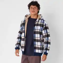 NKD Herren-Fleecejacke mit Karo-Muster Angebot