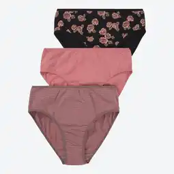 NKD Damen-Rioslip mit hohem Baumwollanteil, 3er-Pack Angebot