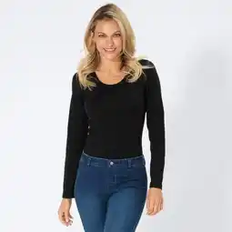 NKD Damen-Langarmshirt mit Rundhalsausschnitt Angebot