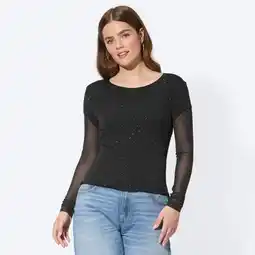 NKD Damen-Langarmshirt mit Glitzer Angebot