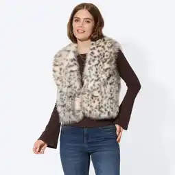 NKD Damen-Kunstfell-Weste mit Hakenverschluss vorne Angebot
