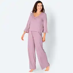 NKD Damen-Schlafanzug mit Rüschen, 2-teilig Angebot