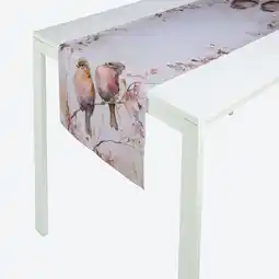 NKD Tischläufer mit Vogeld-Motiv, ca. 40x140 cm Angebot