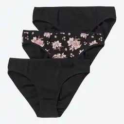 NKD Damen-Minislip mit hohem Baumwollanteil, 3er-Pack Angebot