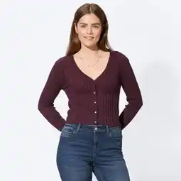 NKD Damen-Feinstrick-Cardigan mit Ripp-Struktur Angebot
