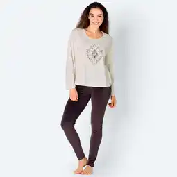NKD Damen-Schlafanzug mit Velvet-Leggings, 2-teilig Angebot