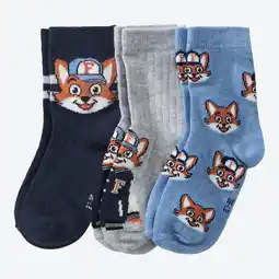 NKD Kinder-Jungen-Socken mit Fuchsmuster, 3er-Pack Angebot