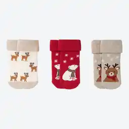 NKD Baby-Frotteesocken mit winterlichen Motiven, 3er-Pack Angebot