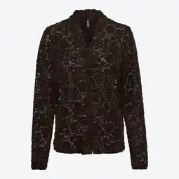 NKD Damen-Langarm-Spitzenbluse mit Knopfleiste Angebot