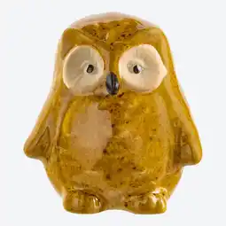 NKD Eulen-Figur aus Steingut, ca. 8x7x6 cm Angebot
