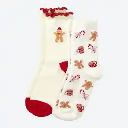 NKD Kuschelsocken mit weihnachtlichem Design, 2er-Pack Angebot