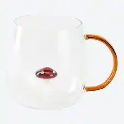 NKD Glasbecher mit Figur, ca. 7,3x9x9 cm Angebot