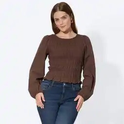 NKD Damen-Langarmbluse mit Ballonärmeln Angebot