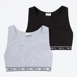 NKD Teener-Mädchen-Bustier mit hohem Baumwollanteil, 2er-Pack Angebot