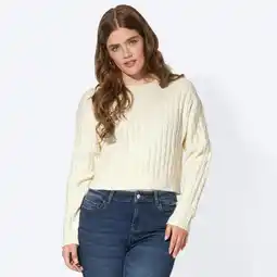 NKD Damen-Zopfstrickpullover mit Viskose Angebot