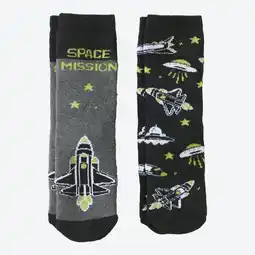 NKD Kinder-Jungen-Thermosocken mit Space-Motiv, 2er-Pack Angebot