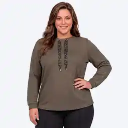 NKD Damen-Sweatshirt mit U-Bootausschnitt, große Größen Angebot
