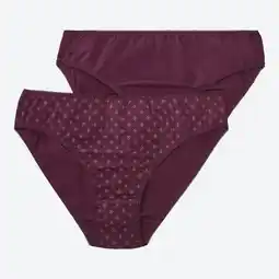 NKD Damen-Minislip mit hohem Baumwollanteil, 2er-Pack Angebot