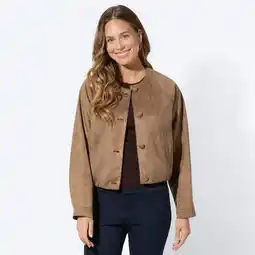 NKD Damen-Suede-Ballon-Blazer mit Knöpfen Angebot